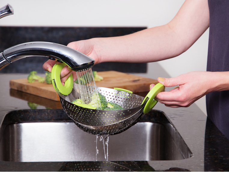 Foldable colander clearance