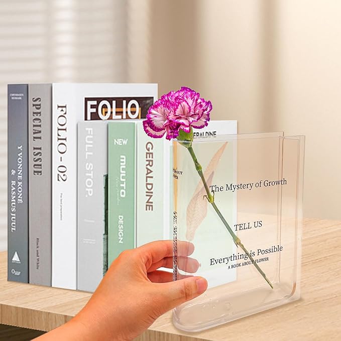 Aesthetic Book Design Flowers Vase