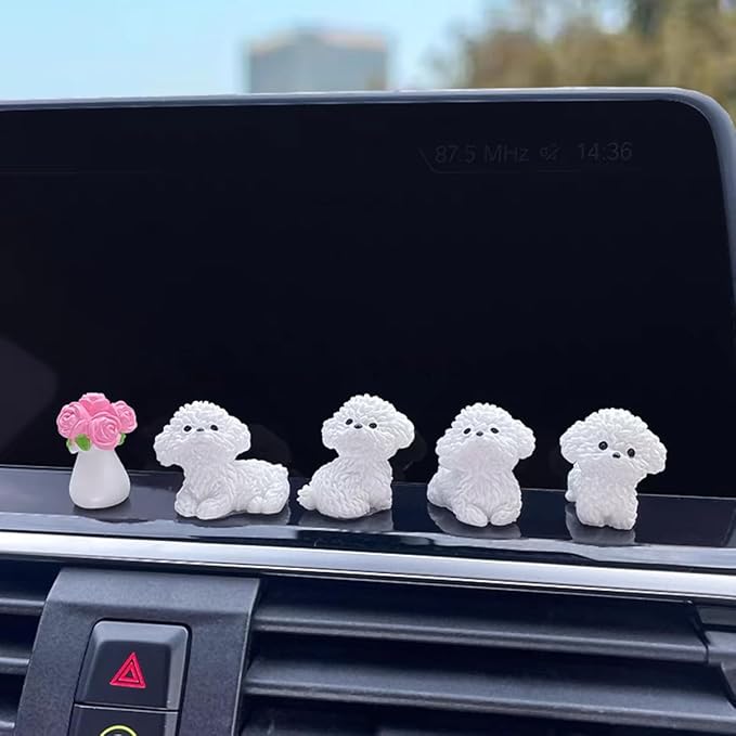 Cute Car Interior Puppy Ornaments