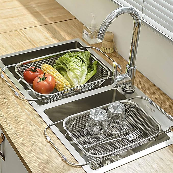 Extendable Kitchen Sink Strainer Basket