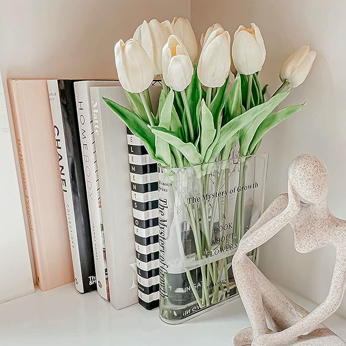 Aesthetic Book Design Flowers Vase