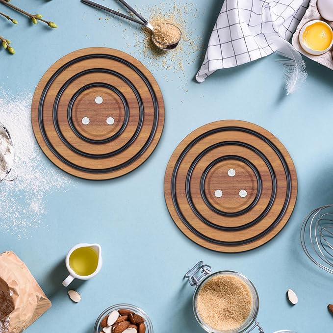 Wooden Magnetic pot holder