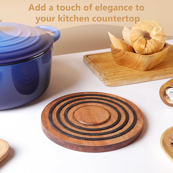 Wooden Magnetic pot holder