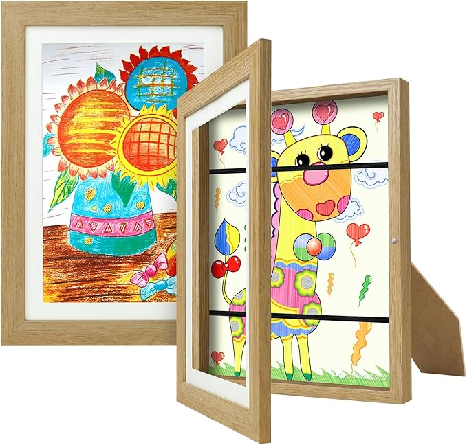 Magnetic Wooden Kids Art Frame