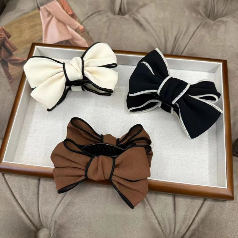 Women Bowknot Hair Claw Clip