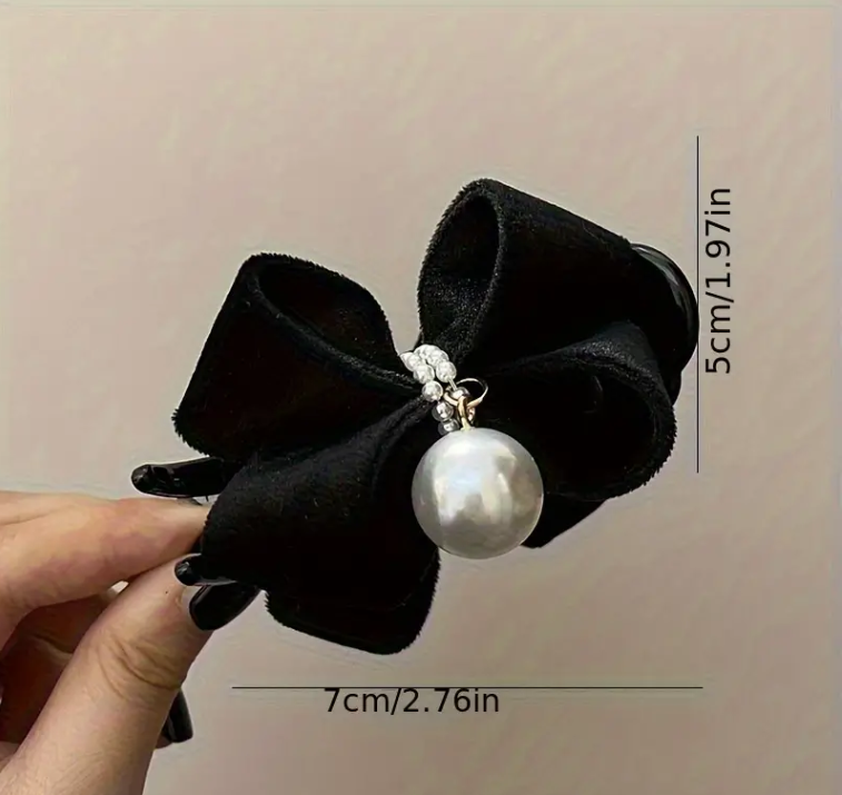 Women Bowknot Hair Claw Clip