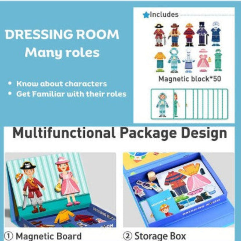 Magnetic Dress Up Puzzle Set